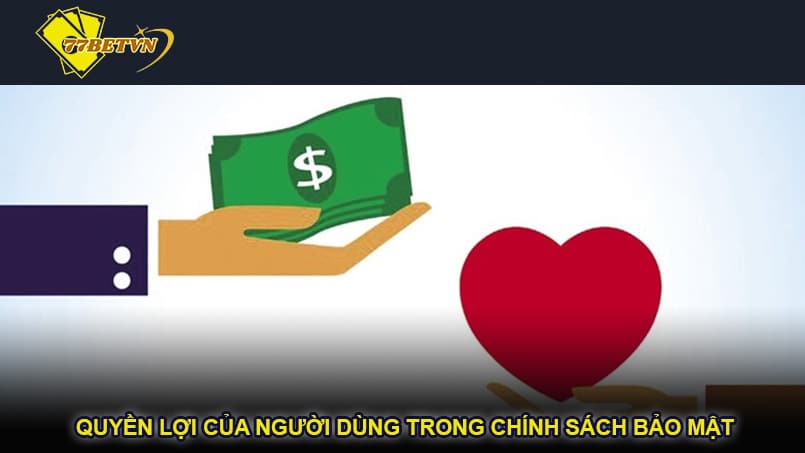 Quyền lợi của người dùng trong chính sách bảo mật